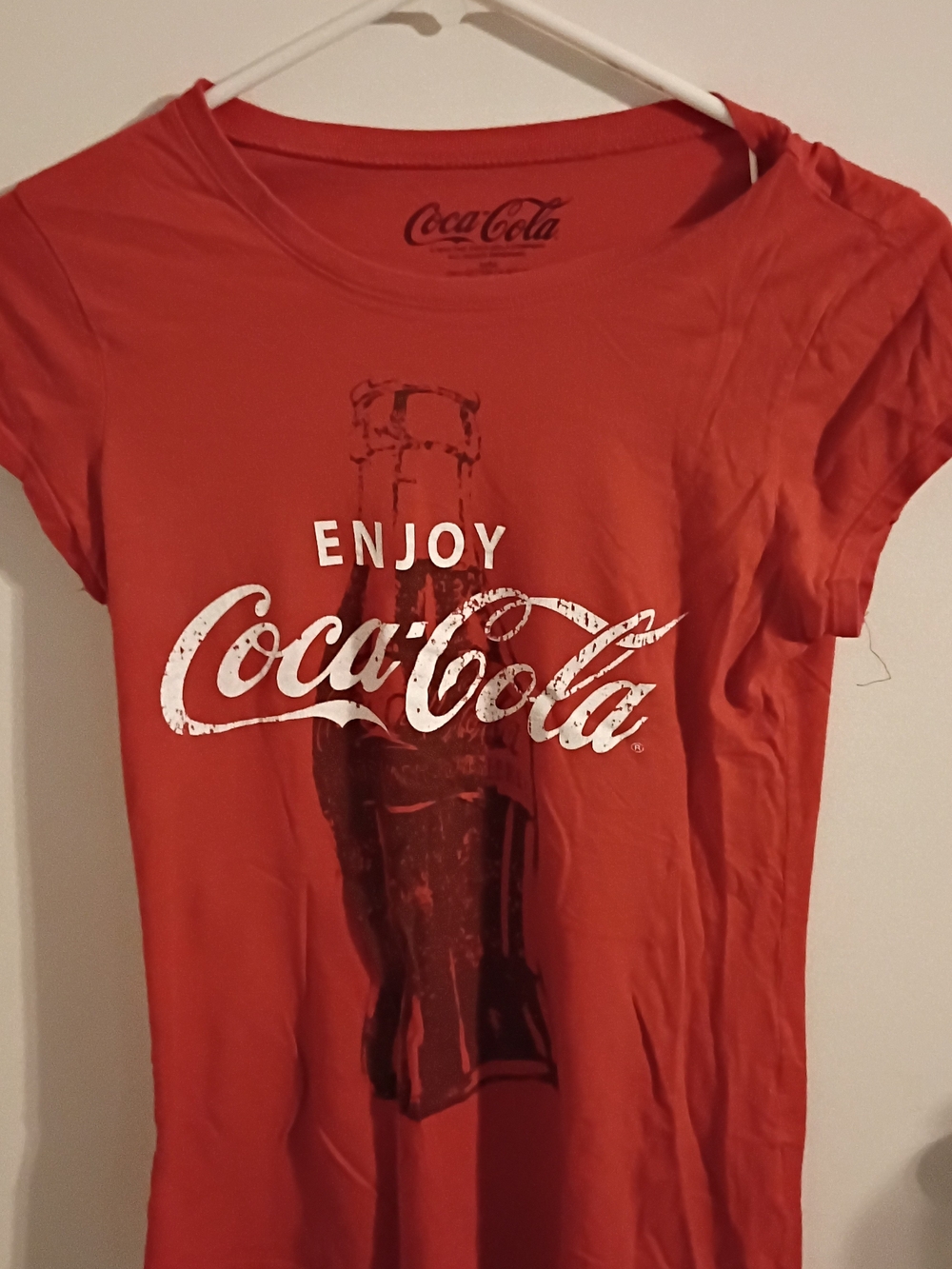 Coca Cola Women's Red 'Enjoy Coca Cola' Graphic Tee
